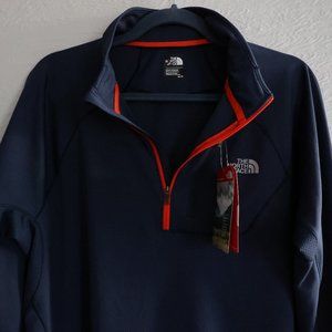 NWT North Face Athletic Half-Zip Sweater - Size M